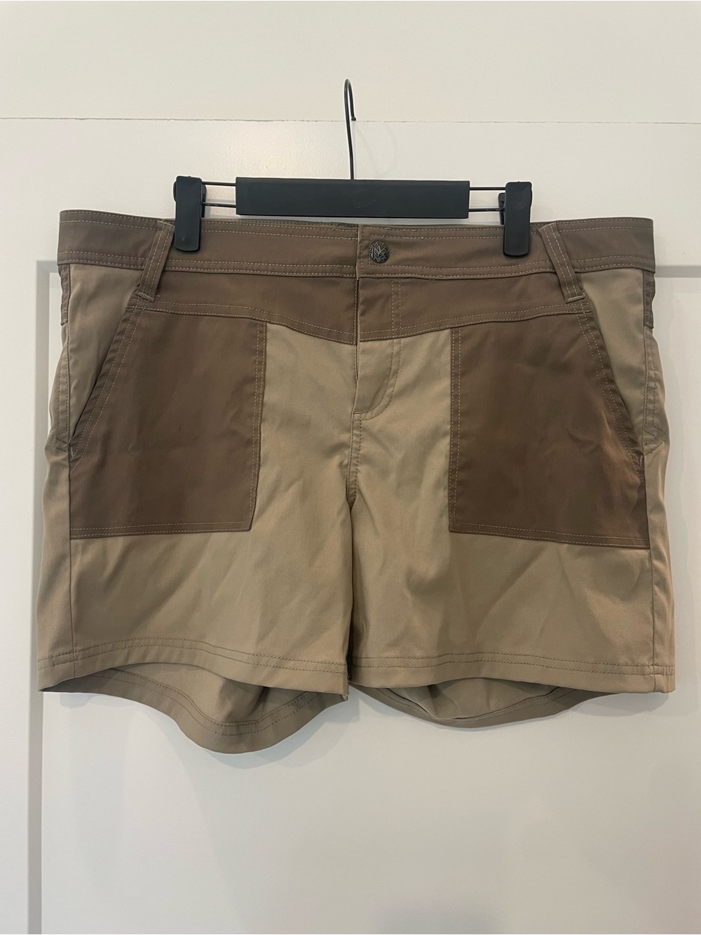 prAna Asha Womens Shorts Stretch Athletic Cargo Hiking Outdoor Camping Size 14